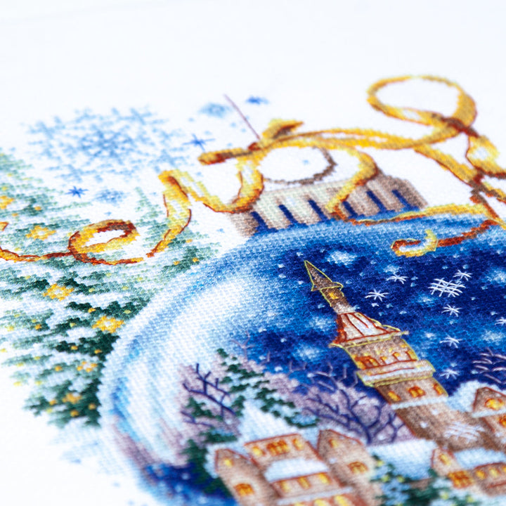 Christmas Bauble Counted Cross Stitch Kit by Magic Needle 70-37