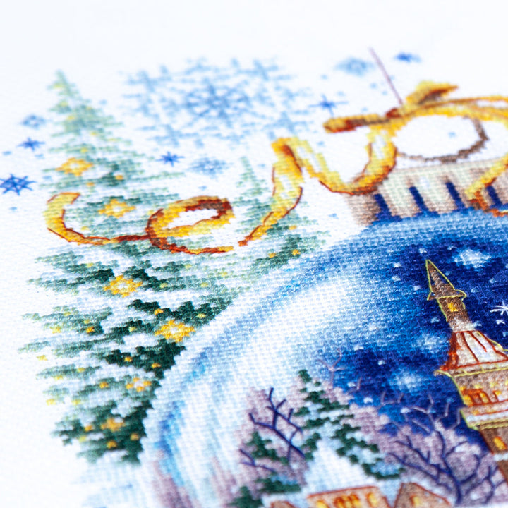 Christmas Bauble Counted Cross Stitch Kit by Magic Needle 70-37