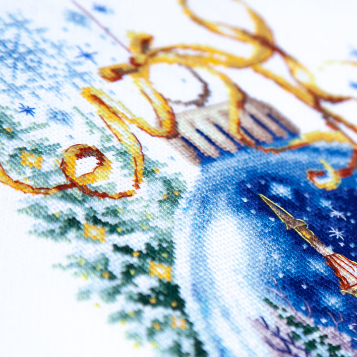 Christmas Bauble Counted Cross Stitch Kit by Magic Needle 70-37