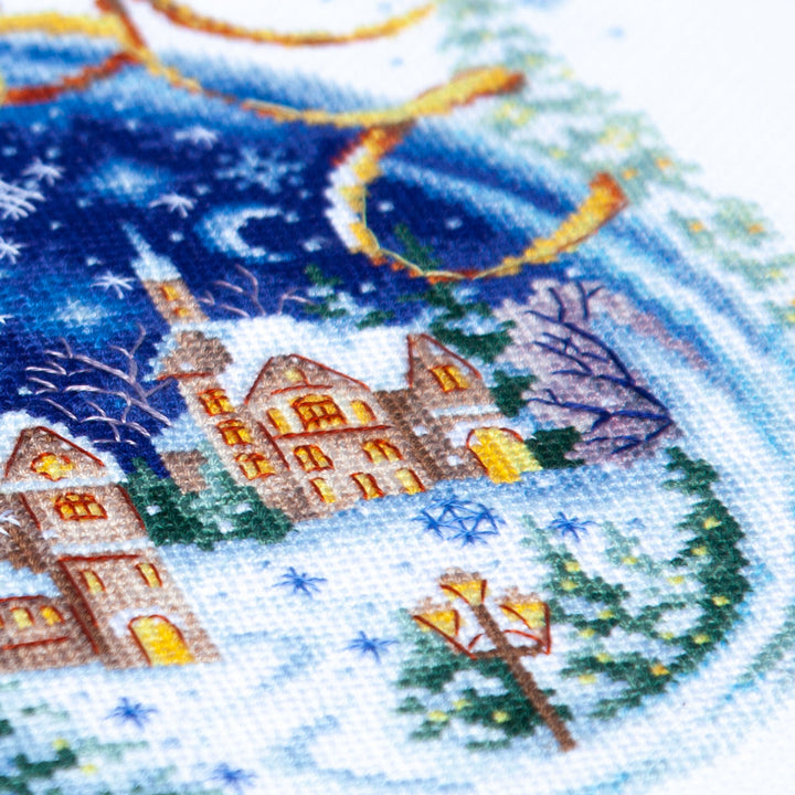 Christmas Bauble Counted Cross Stitch Kit by Magic Needle 70-37
