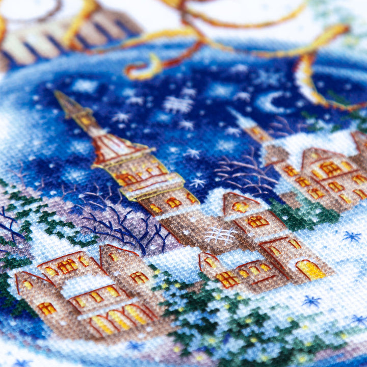 Christmas Bauble Counted Cross Stitch Kit by Magic Needle 70-37