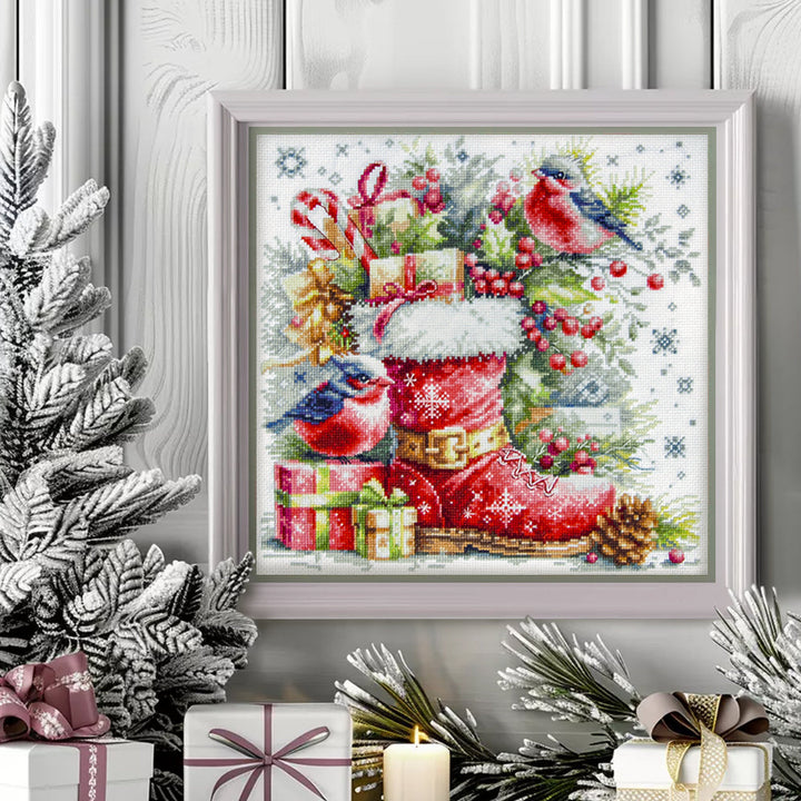 A Cherished Tradition Counted Cross Stitch Kit by Magic Needle 70-40