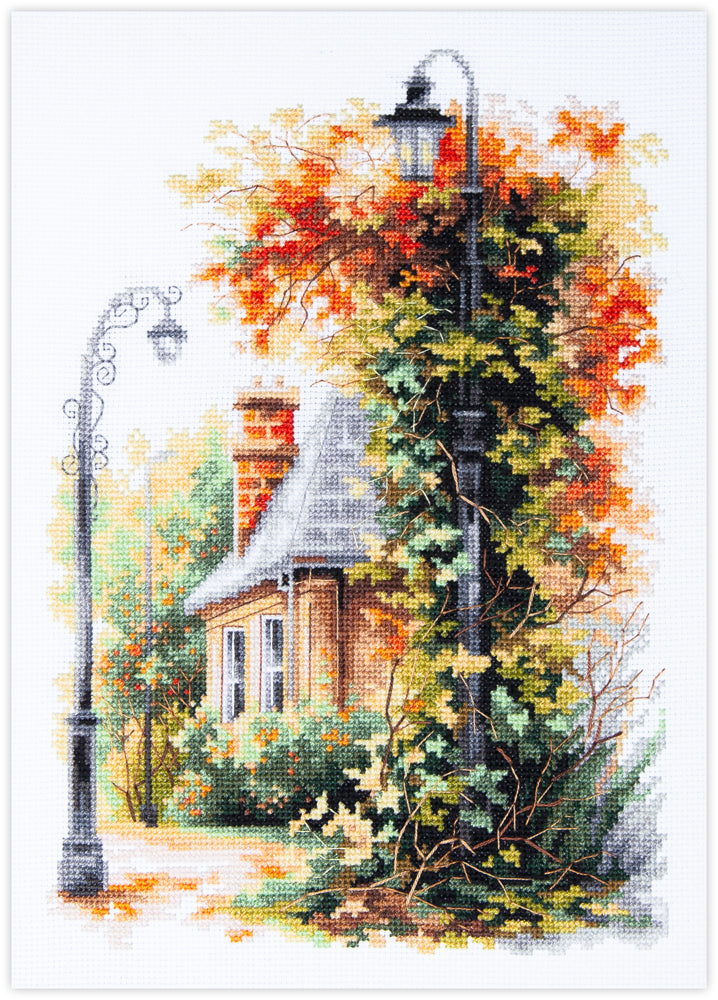 Quiet September Counted Cross Stitch Kit by Magic Needle 70-41