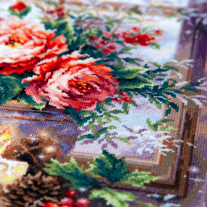 The Luxury of Winter Evenings Counted Cross Stitch Kit by Magic Needle 70-46