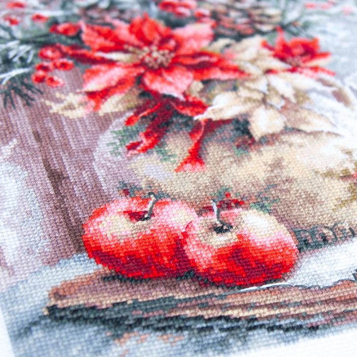 A Candle Was Burning Counted Cross Stitch Kit by Magic Needle 70-50