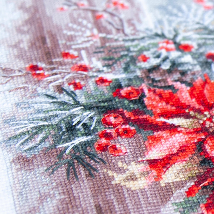 A Candle Was Burning Counted Cross Stitch Kit by Magic Needle 70-50