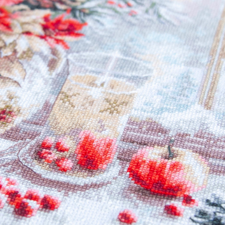 A Candle Was Burning Counted Cross Stitch Kit by Magic Needle 70-50