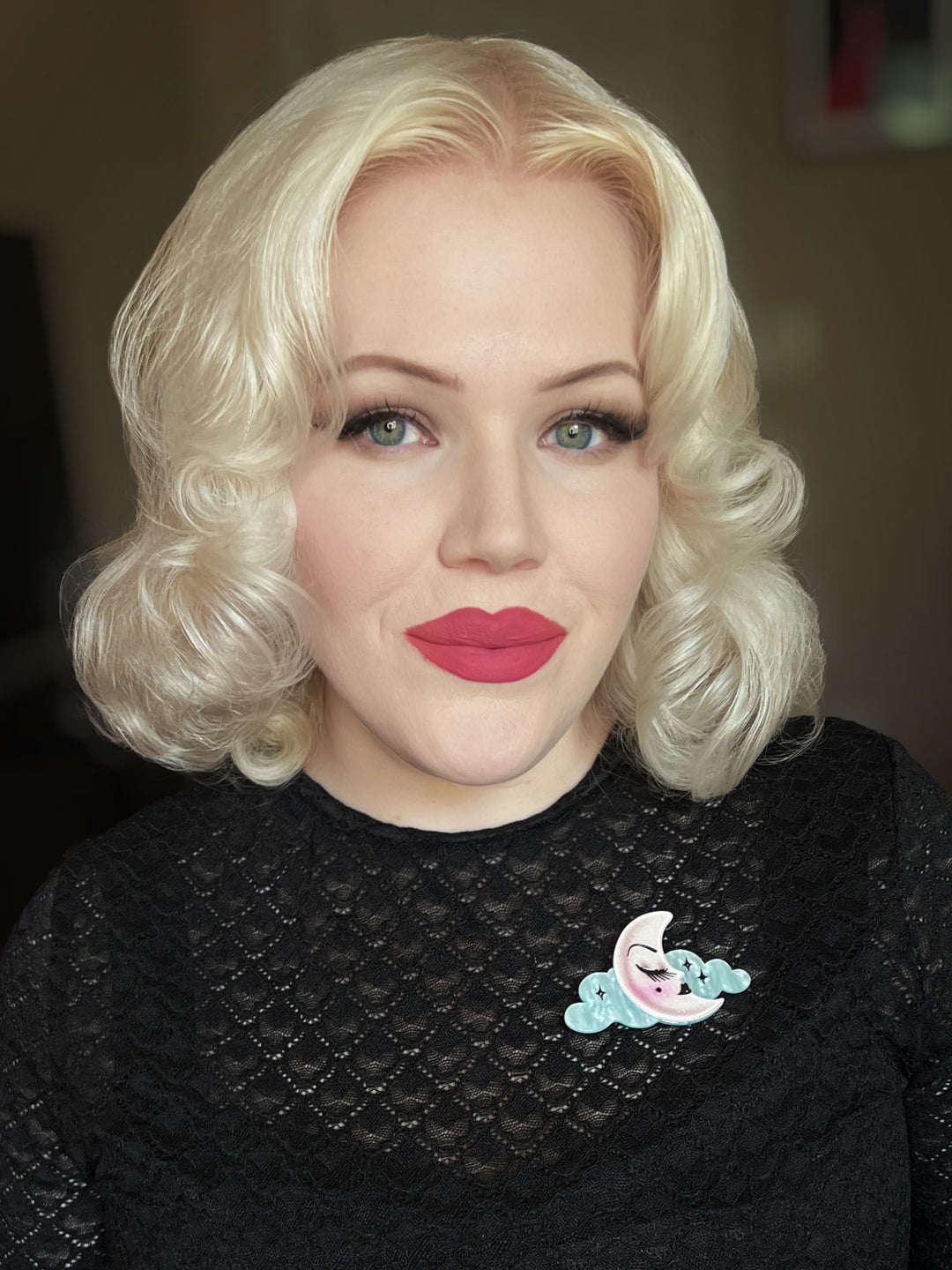 Luna Lullaby Brooch by Miss Fluff x Lipstick & Chrome