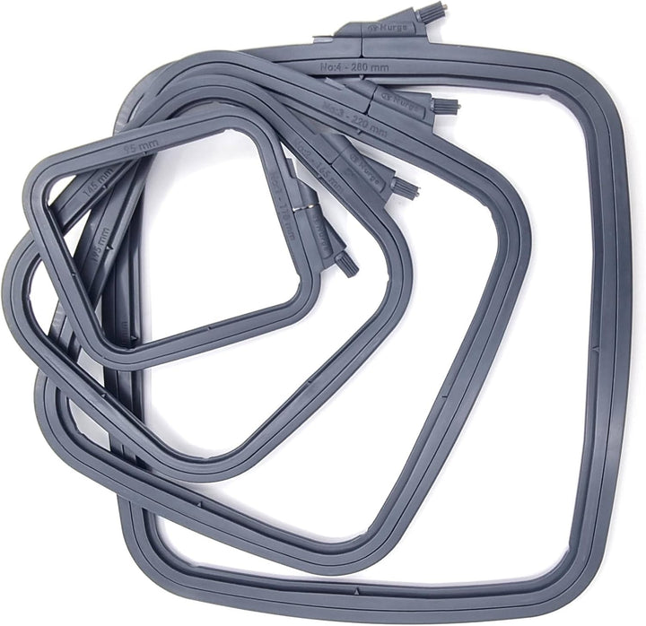 Plastic Square Hoop by Nurge 170-12 Anthracite