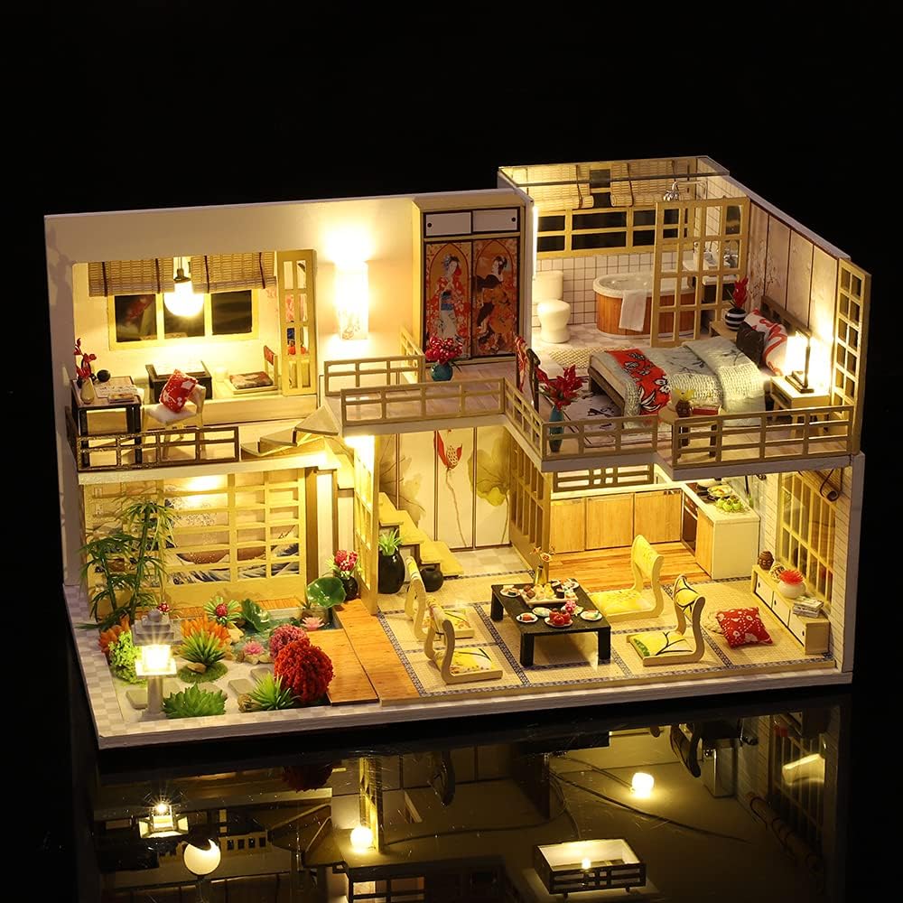 Miniature Wizardi Roombox Kit - Japanese Flat Dollhouse Kit