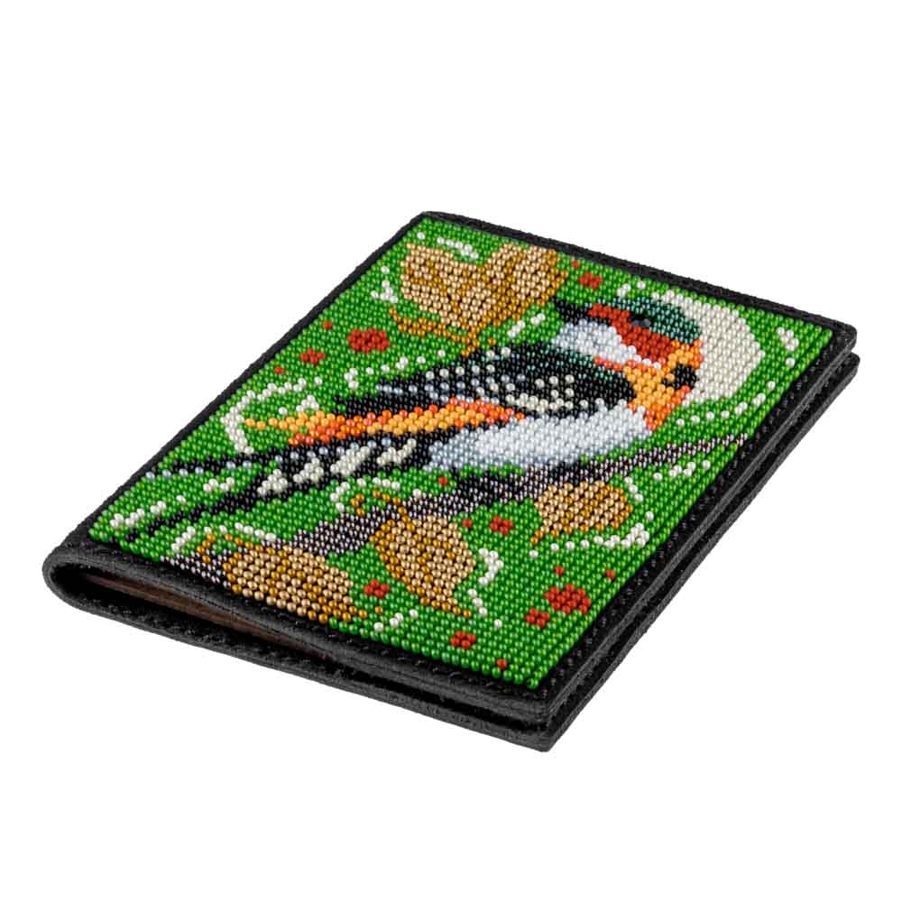 Bead embroidery kit on artificial leather FLBB-059