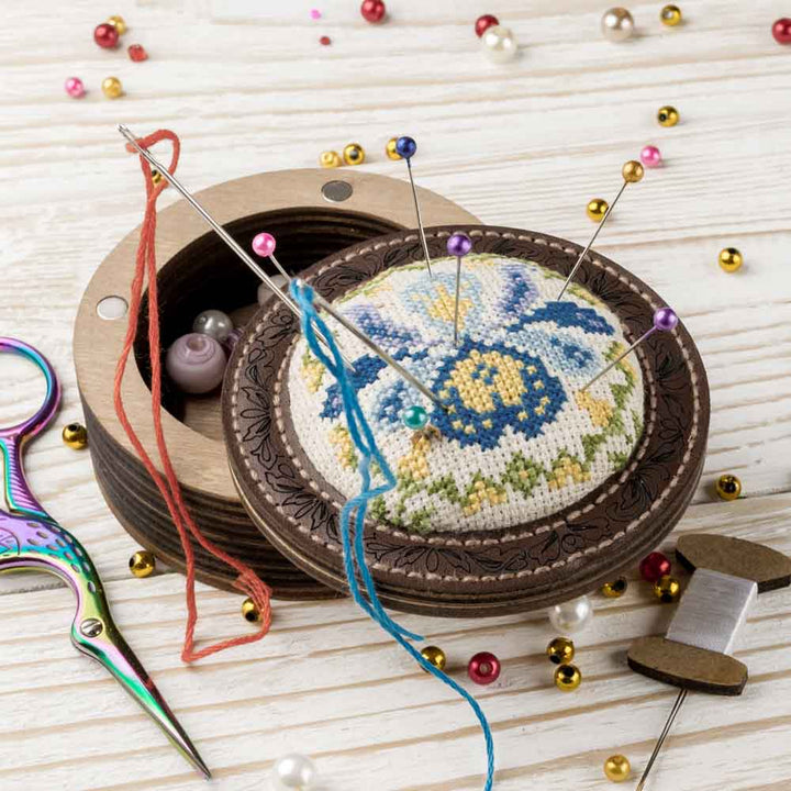 Pincushion Kit ‚Äì ‚ÄúIrises‚Äù FLTL-081