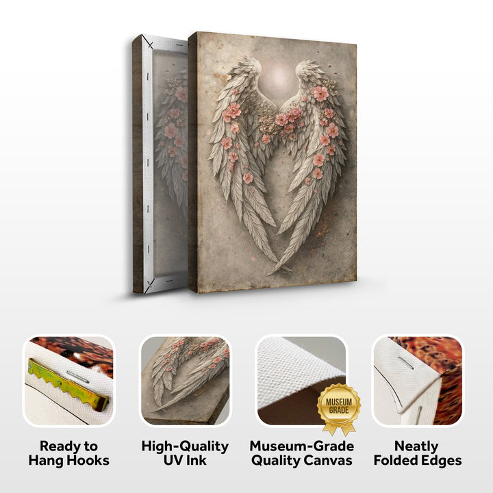 Abstract Blooming Wings Wall Art