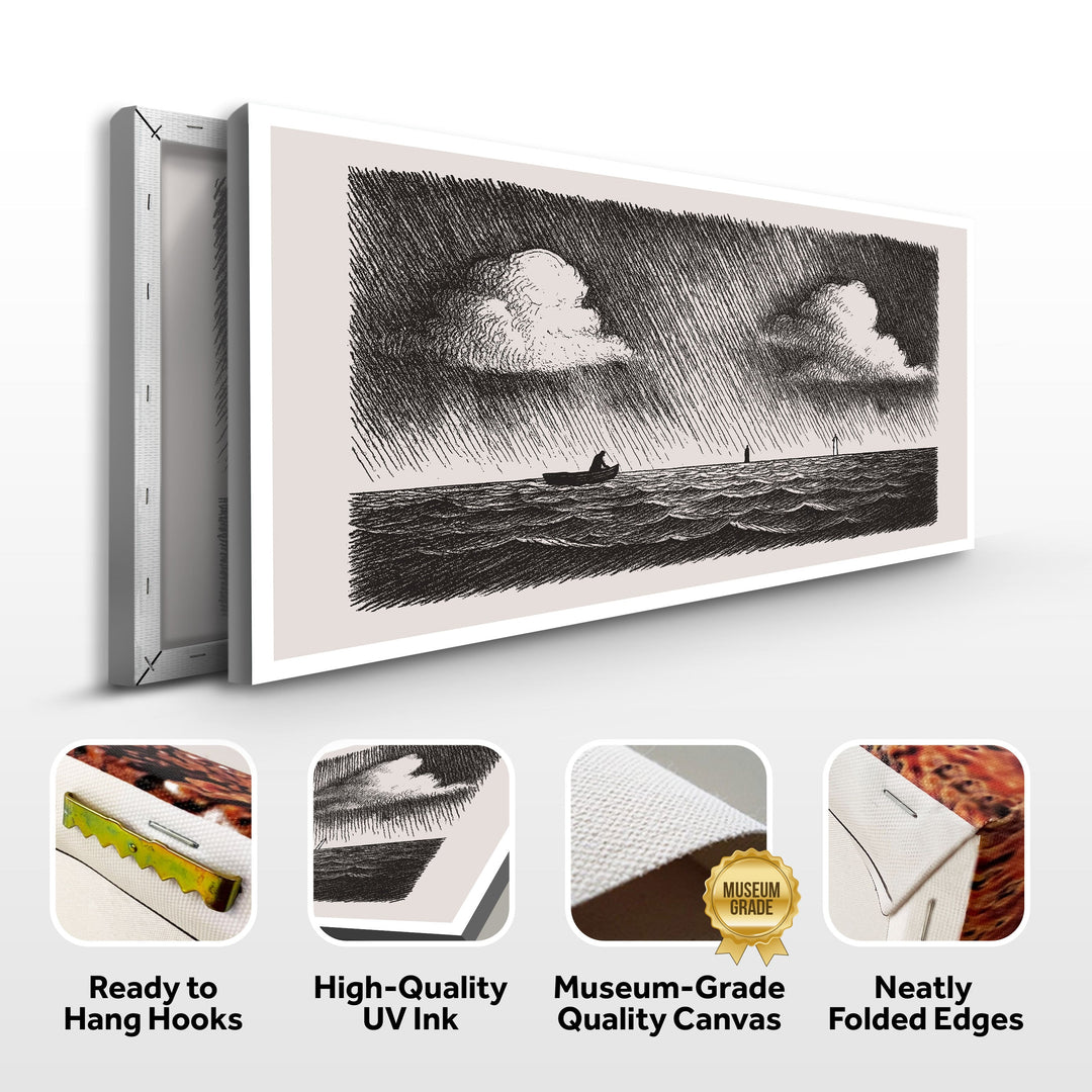 Jesus Walking On Water Faith Wall Art III