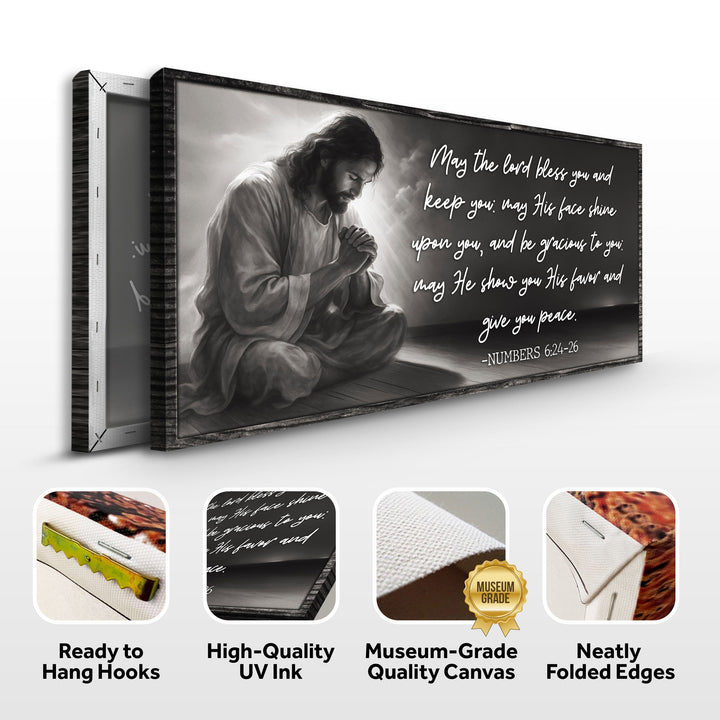 Numbers 6:24-26 - May The Lord Bless You Faith Sign II