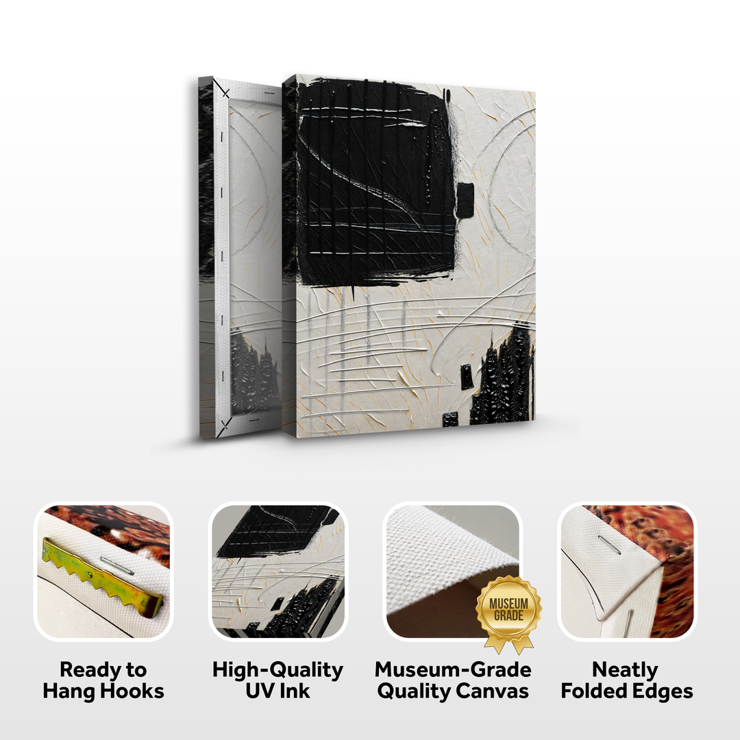 Black and Beige Wall Art