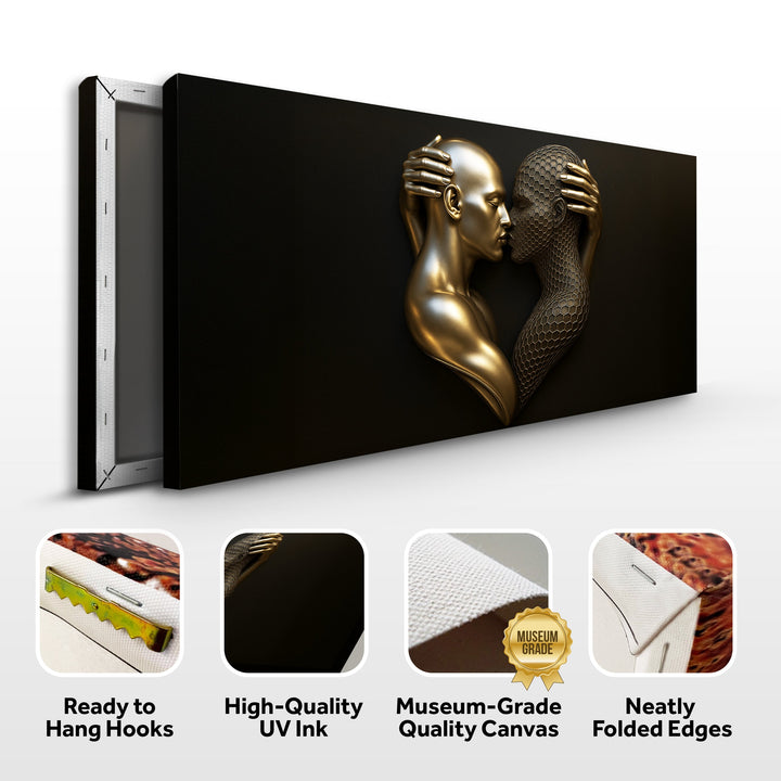 Eternal Love Figure Abstract Wall Art V