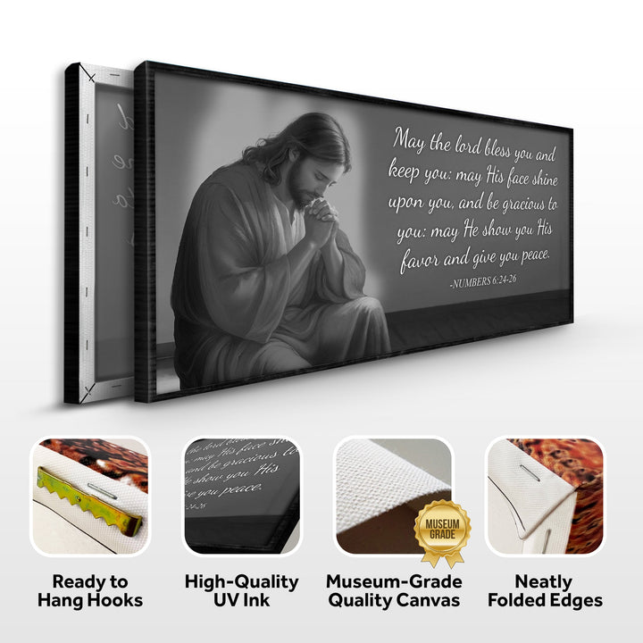 Numbers 6:24-26 - May The Lord Bless You Faith Sign III