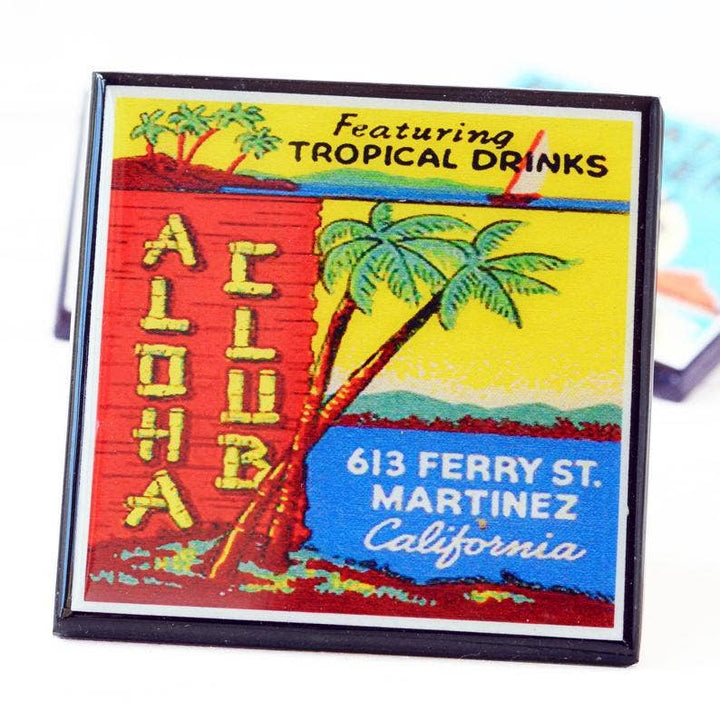 The Tiki Room: Vintage Tiki Lounge Coaster Set