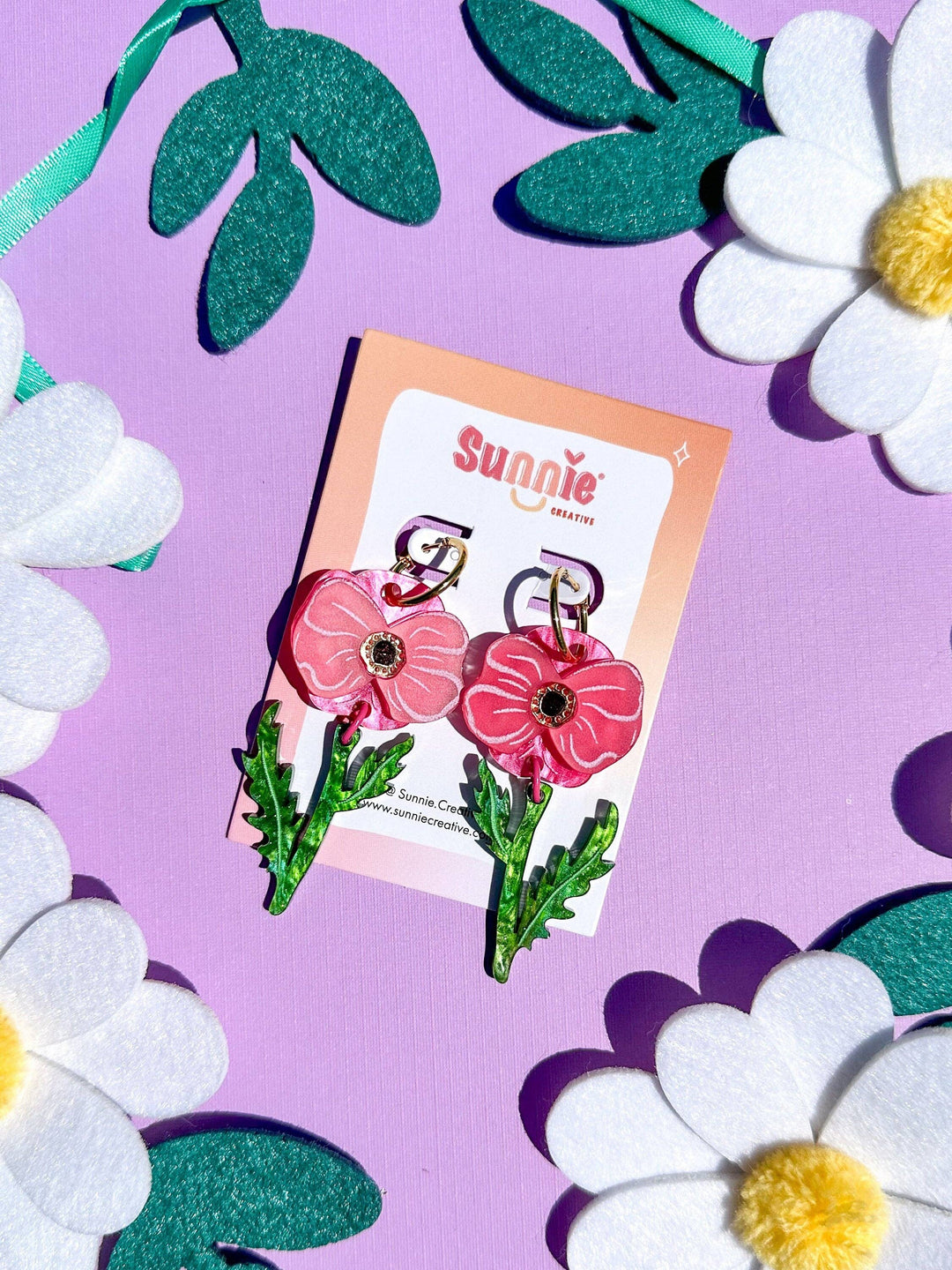 Poppy Bloom Earrings