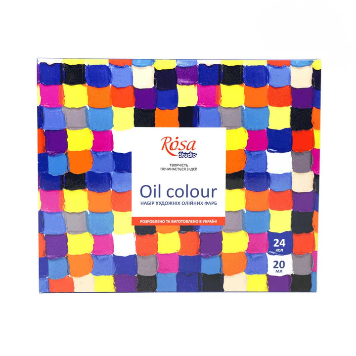 Rosa Studio Oil Paint Set 24 colors (0.68 oz each)