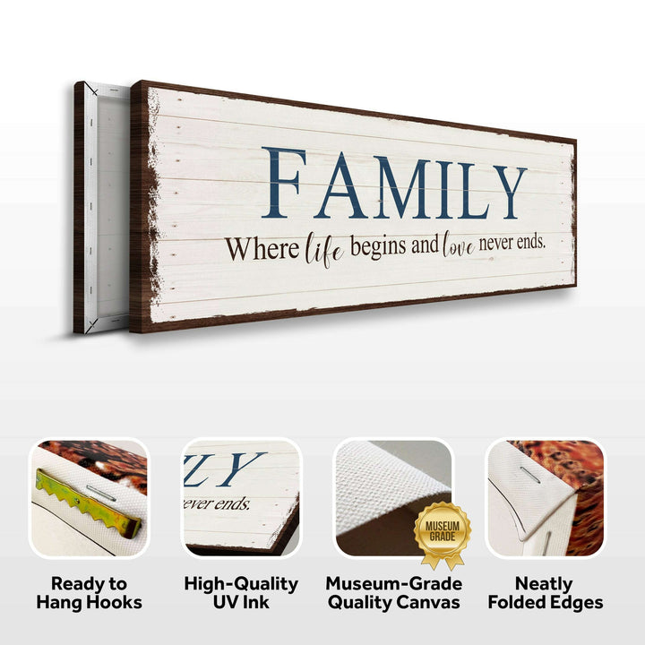 8 Powerful Words Family Sign II