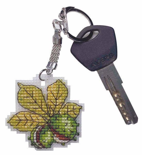 Pendant - chestnut  Counted cross stitch kit 8085A