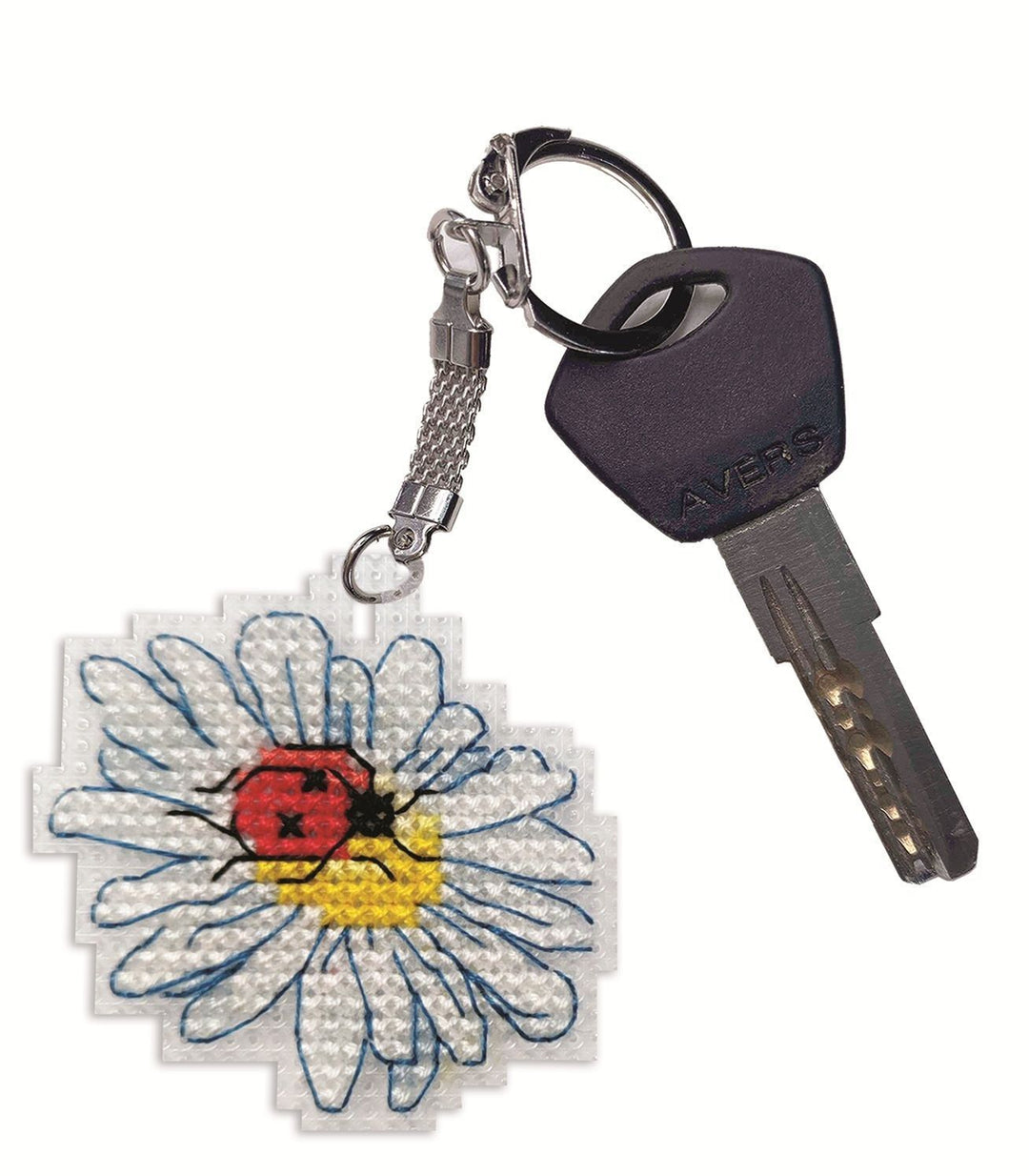 Chamomile Pendant Counted Cross Stitch Kit by Alisena 8125A
