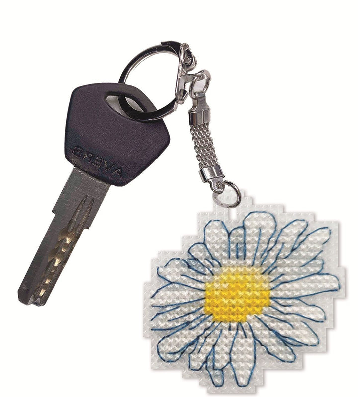 Chamomile Pendant Counted Cross Stitch Kit by Alisena 8125A