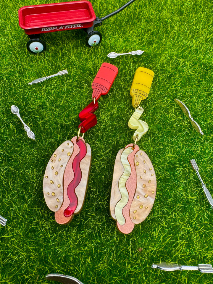 Glitter Glizzy Acrylic Earrings