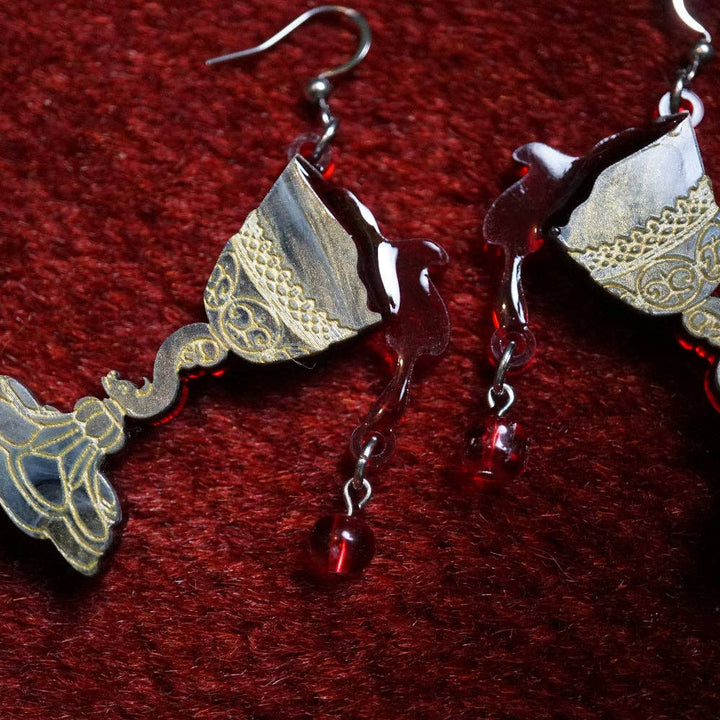 Goblet Earrings By Lost Kiwi Designs