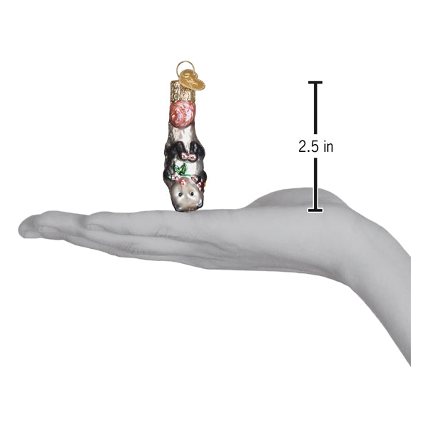 Mini Opossum Ornament