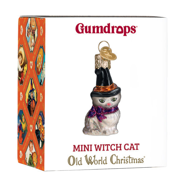 Mini Witch Cat Ornament