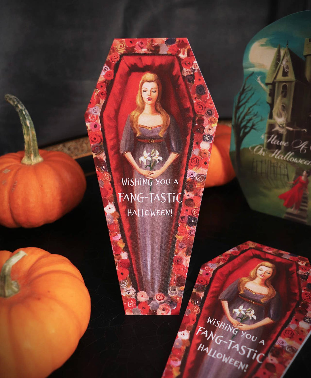 Fang-tastic Halloween Die Cut Card