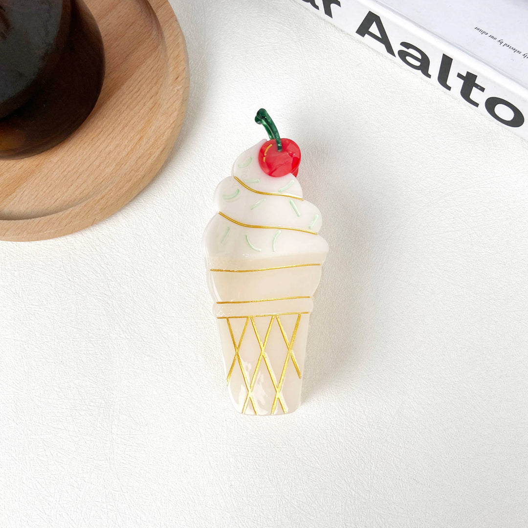 Ice Cream Acetate Hair Clip