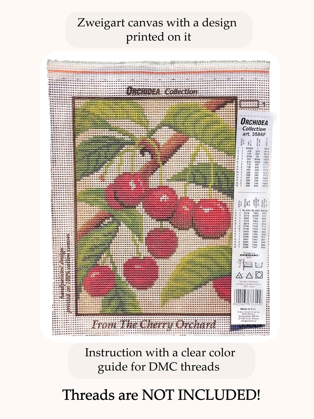 Gobelin canvas for halfstitch without yarn after Peder Mork Monsted - Fisherman 3525Q