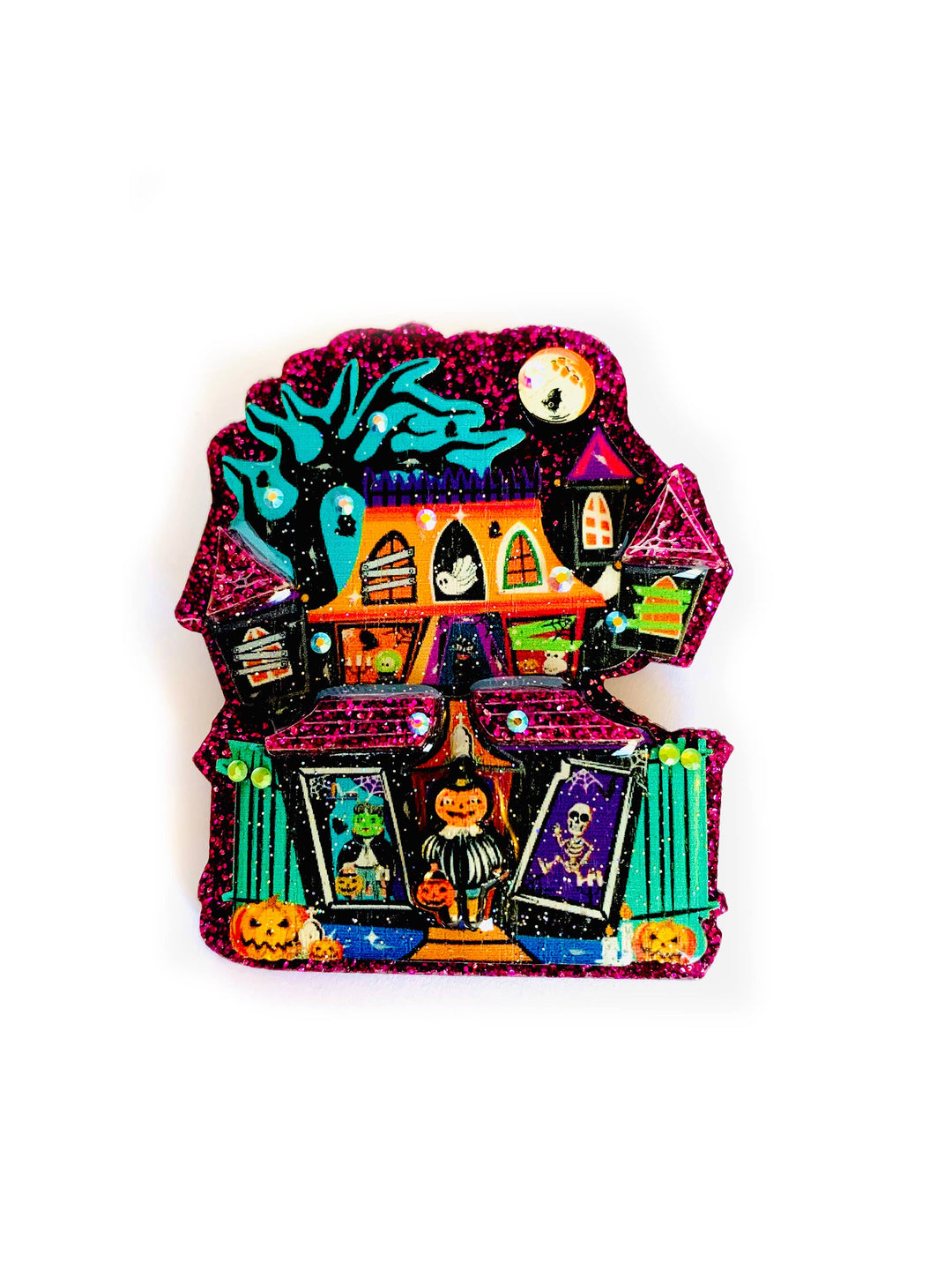 Big Spooky House Brooch by Rosie Rose Parker