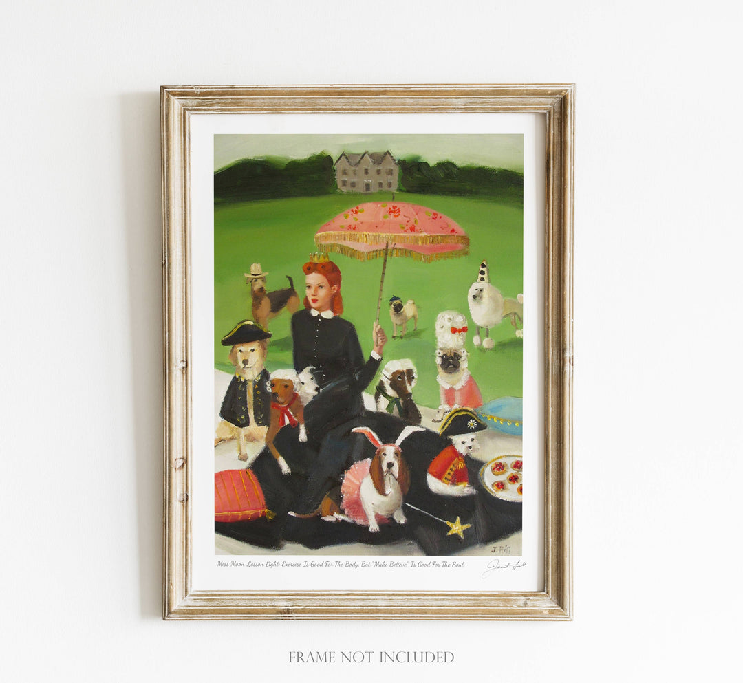 Miss Moon Lesson Eight - 8.5" X 11" Art Print