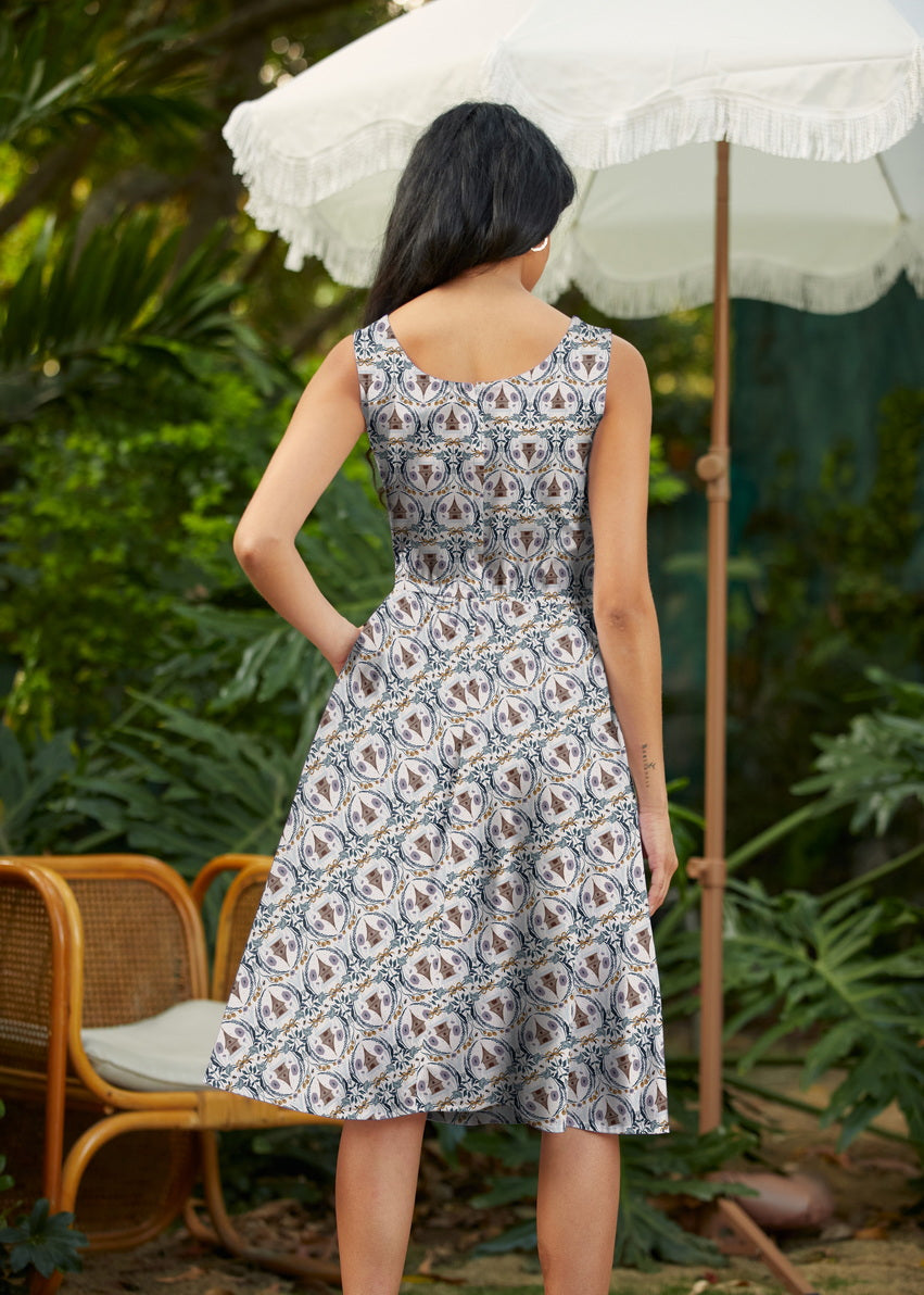 Honey I'm Home Fit & Flare Dress