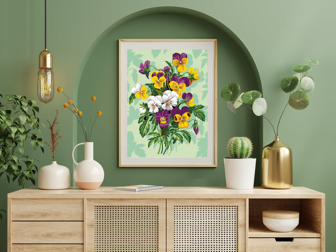 Needlepoint canvas for halfstitch without yarn Thoughts SE926.232 Seg De Paris Printed Tapestry Canvas