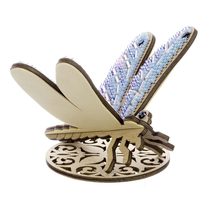 Wooden Bead Embroidery Kit ‚Äì ‚ÄúDragonfly‚Äù FLK-584