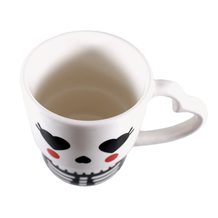 SOURPUSS LADY SKULL MUG