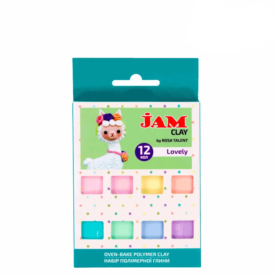 Rosa Talent Lovely - Polymer Clay Set. 12*0.04 lb. Jam Clay.