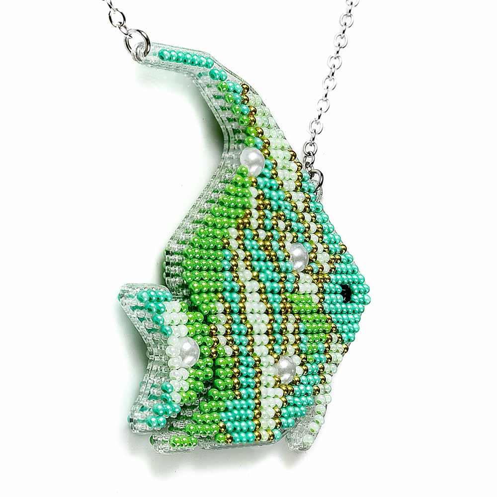 Set for embroidery with beads on a plastic base FLPL-100