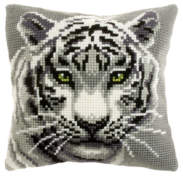 Curious Cat Cushion Cross Stitch Kit by Orchidea 9532