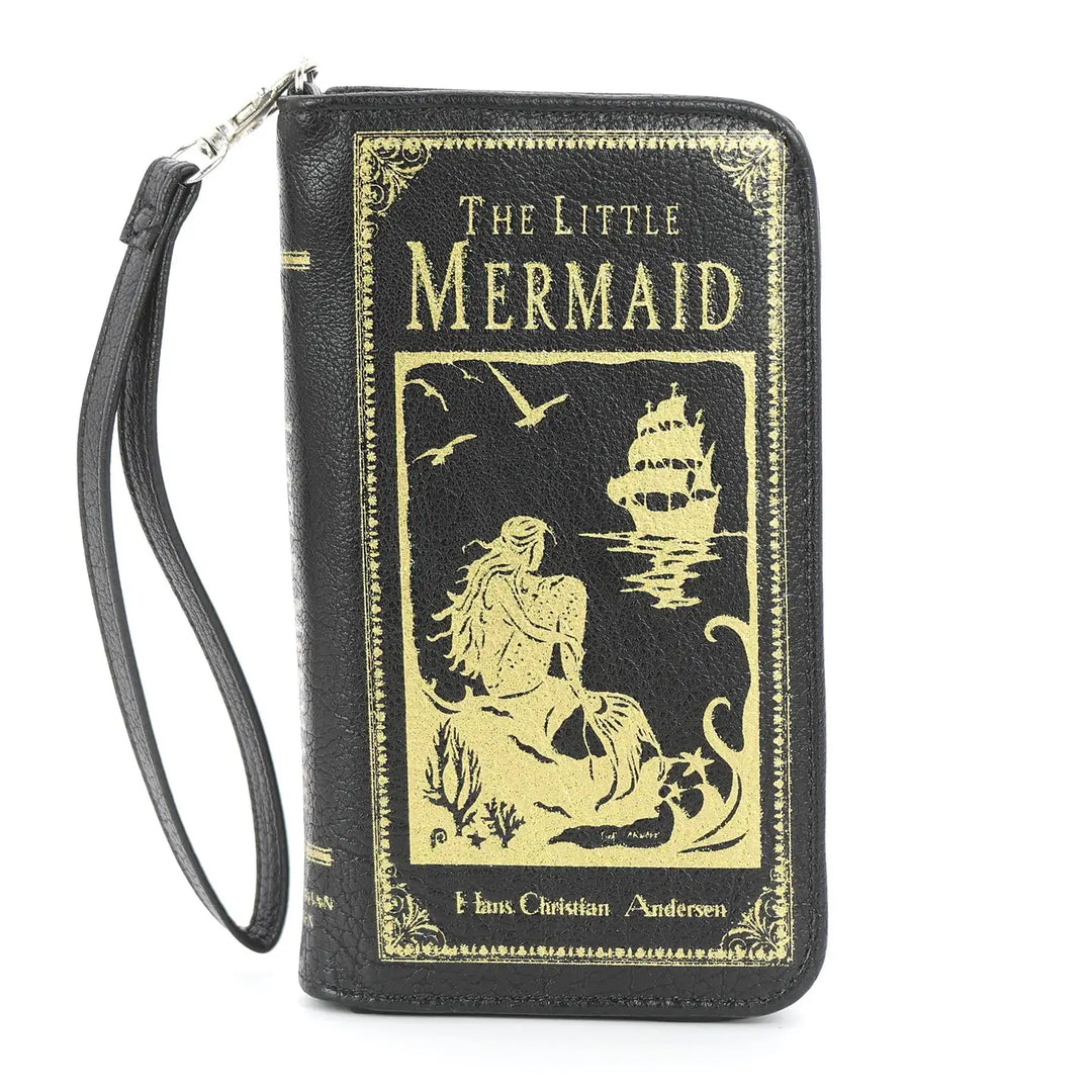 The Little Mermaid Book Wallet Wristlet