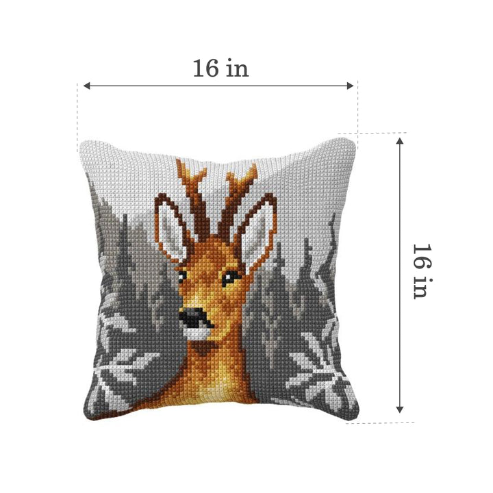 Cushion cross stitch kit  "Deer" 99014