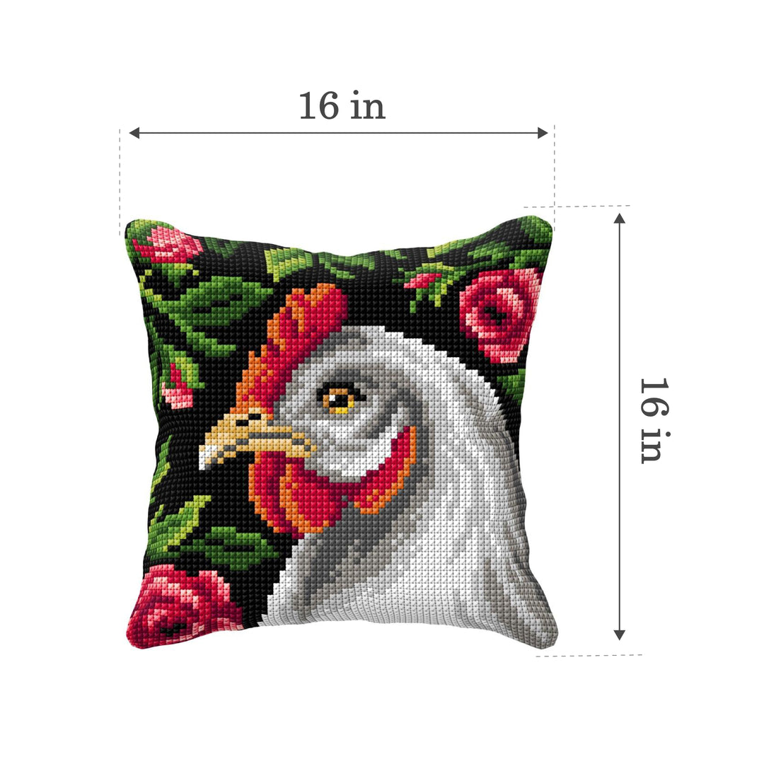 Cushion cross stitch kit  "Hen" 99017