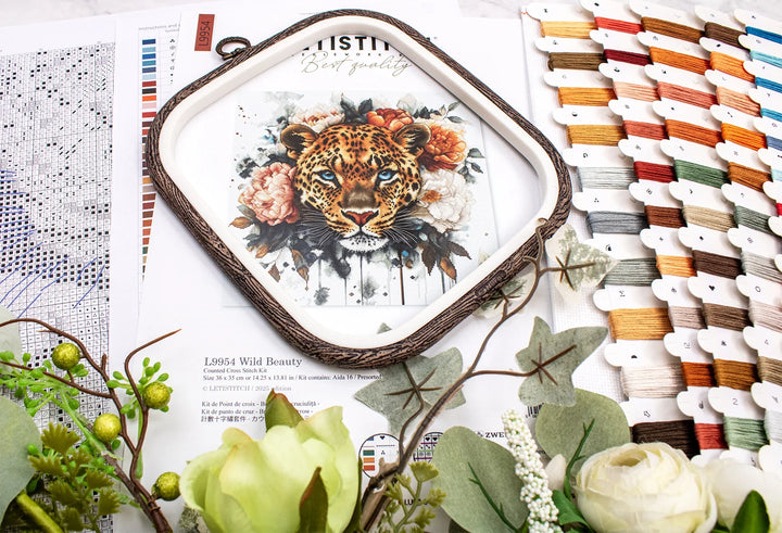 Wild Beauty Counted Cross Stitch Kit by Letistitch L9954