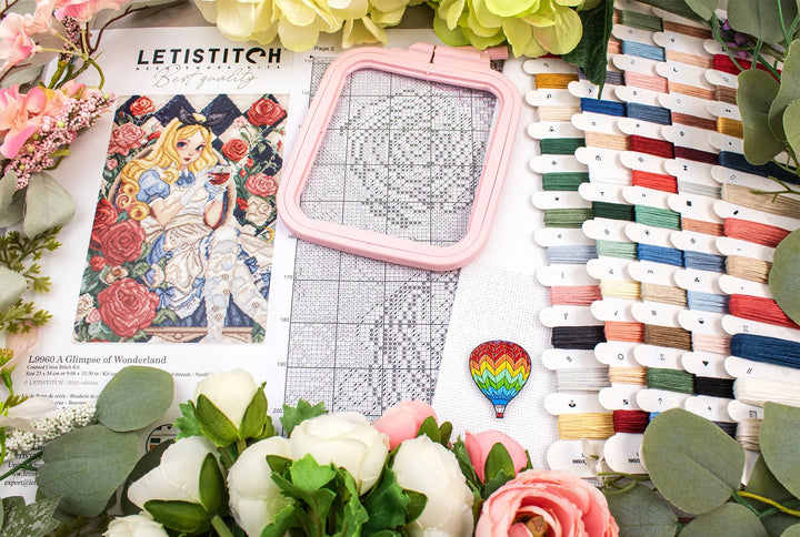 A Glimpse of Wonderland Counted Cross Stitch Kit by Letistitch L9960